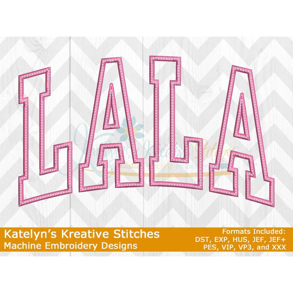 LaLa Arched Embroidery