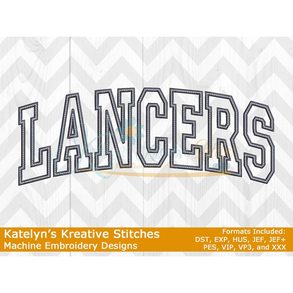 Lancers Arched Applique