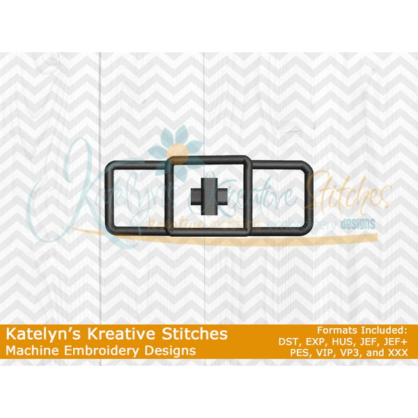 Bandaid with Medic Cross - Filled and Outline Versions, 3 image