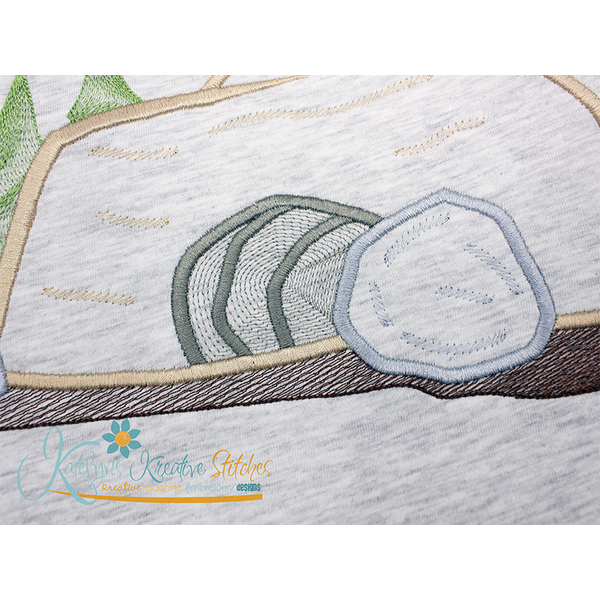 The Tomb - He Is Risen - Easter Story Applique, 4 image