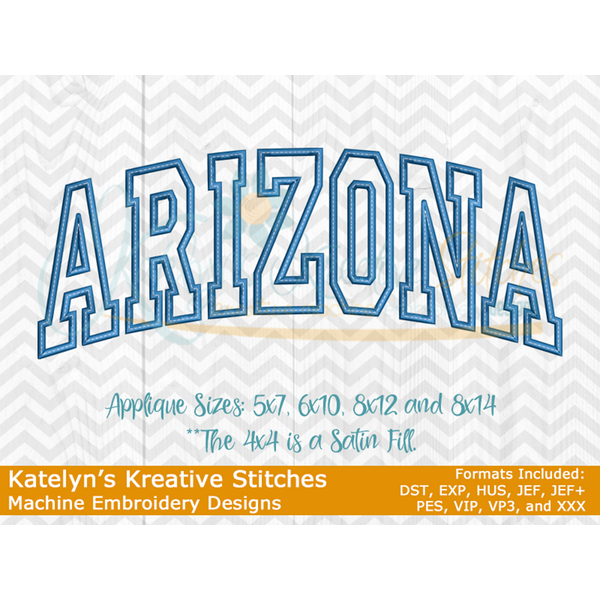 Arizona Arched Embroidery
