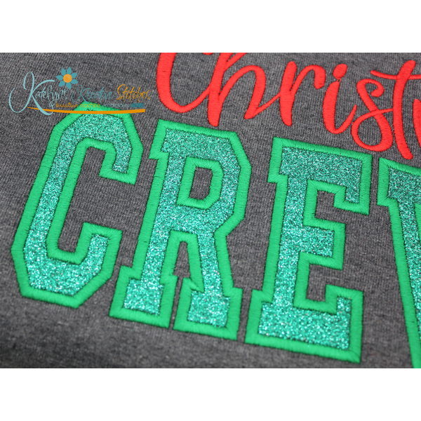 Christmas Crew Applique Embroidery