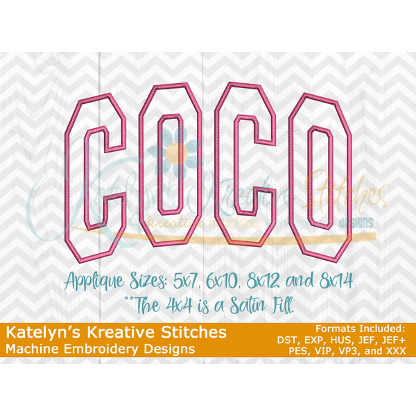 Coco Arched Embroidery