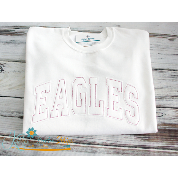 How to make a Tone on Tone Sweatshirt using our Arched Files - FREE, 5 image