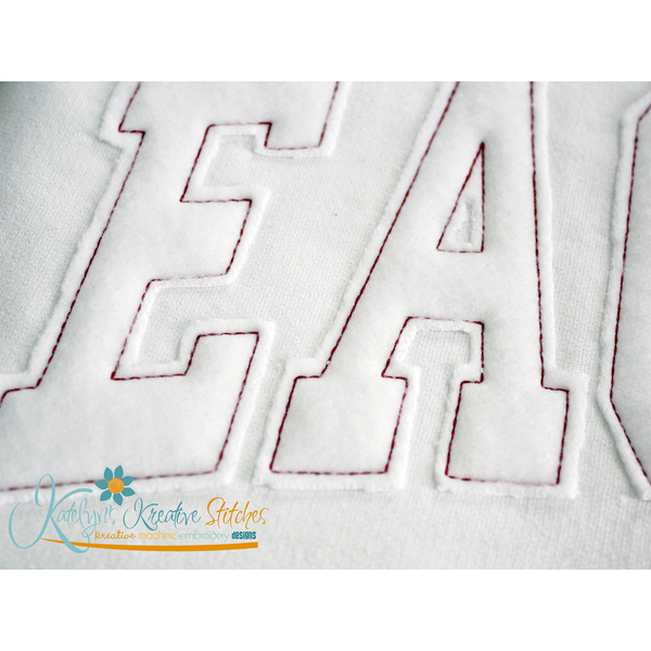 How to make a Tone on Tone Sweatshirt using our Arched Files - FREE, 6 image