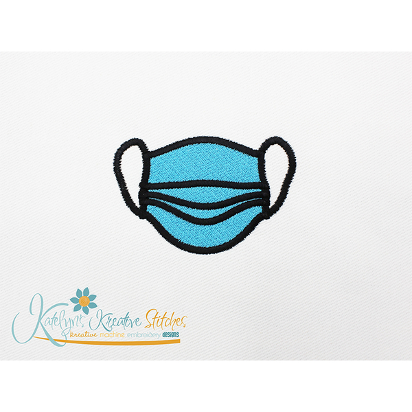 Face Mask - Filled and Outline Versions, 2 image