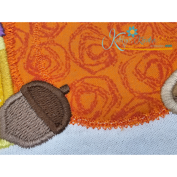 Fall Weather Applique Embroidery
