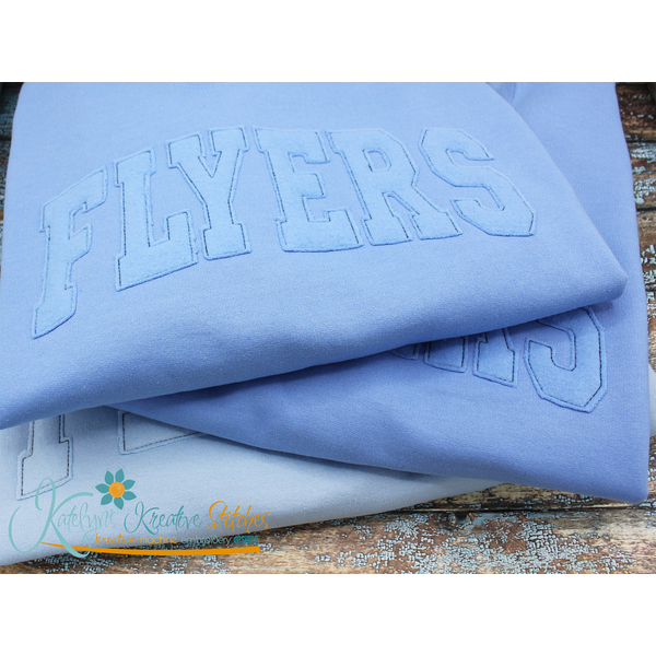 How to make a Tone on Tone Sweatshirt using our Arched Files - FREE, 8 image