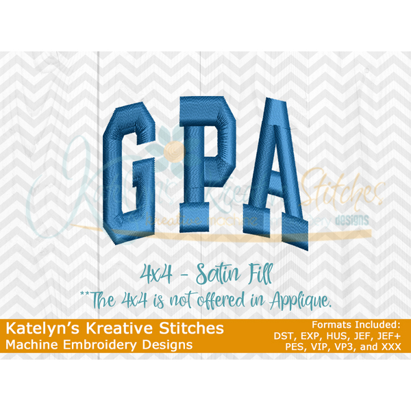 GPA Arched Embroidery, 2 image