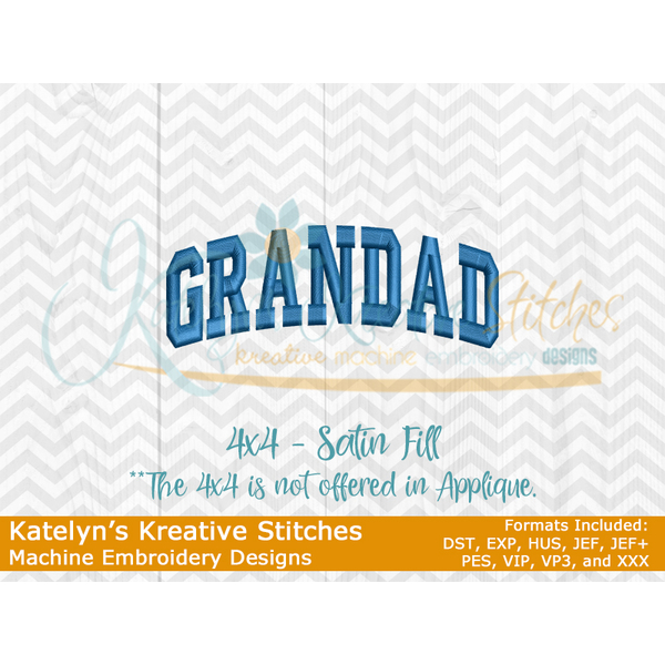 Grandad Arched Embroidery, 2 image
