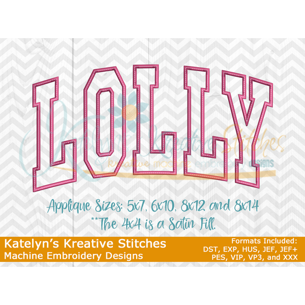 Lolly Arched Embroidery