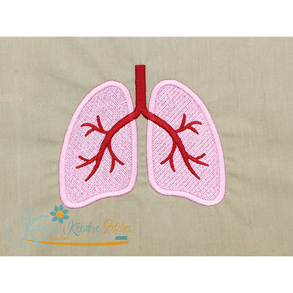 Lungs - Filled and Outline Versions, 2 image