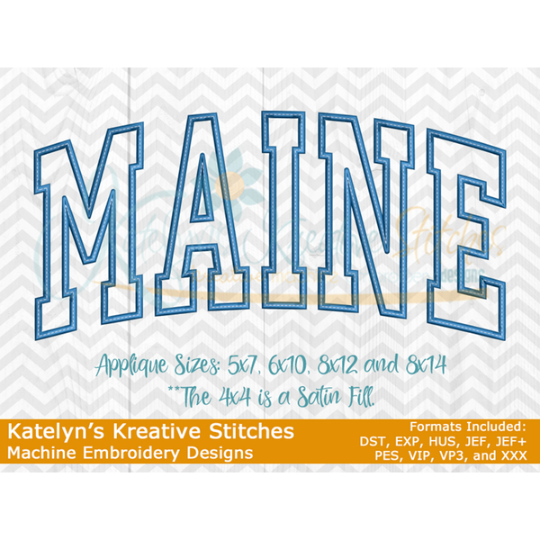 Maine Arched Embroidery