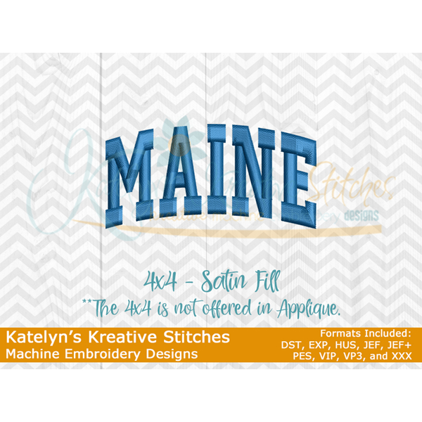 Maine Arched Embroidery