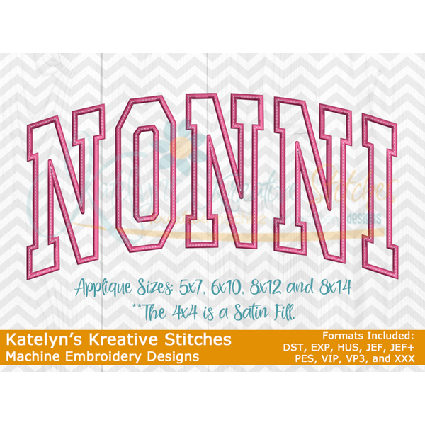 Nonni Arched Embroidery