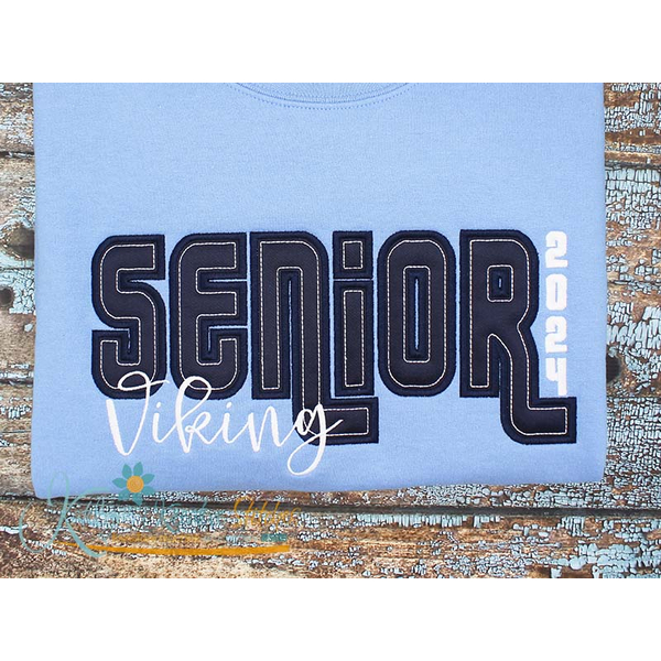 Senior 2025 Block Embroidery