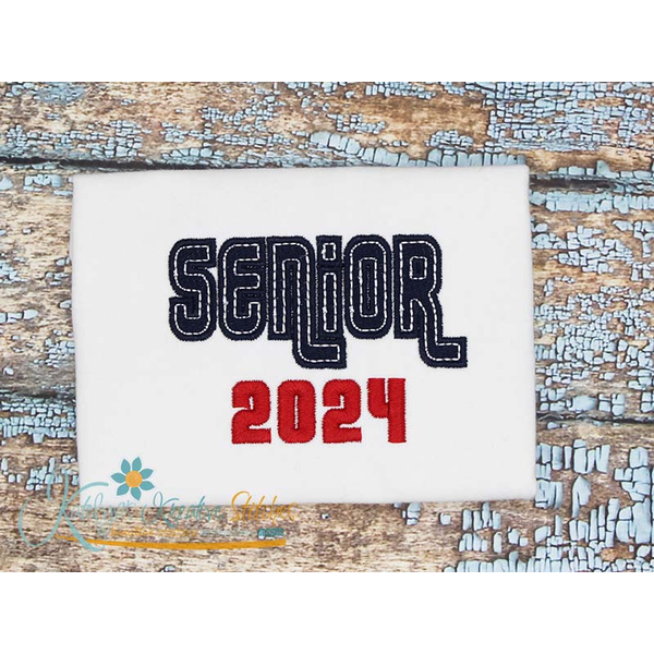 Senior 2025 Block Embroidery