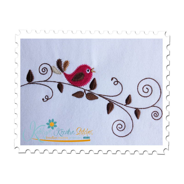 Birds with Tree Limb