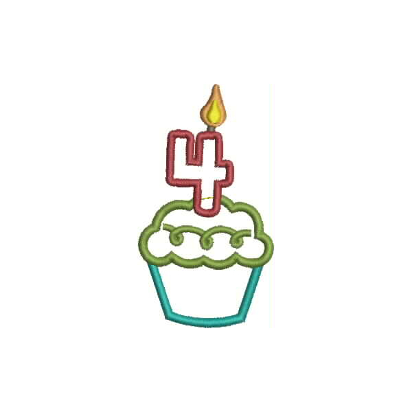 Birthday Cupcake 4
