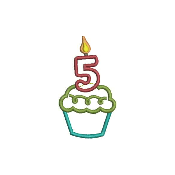 Birthday Cupcake 5