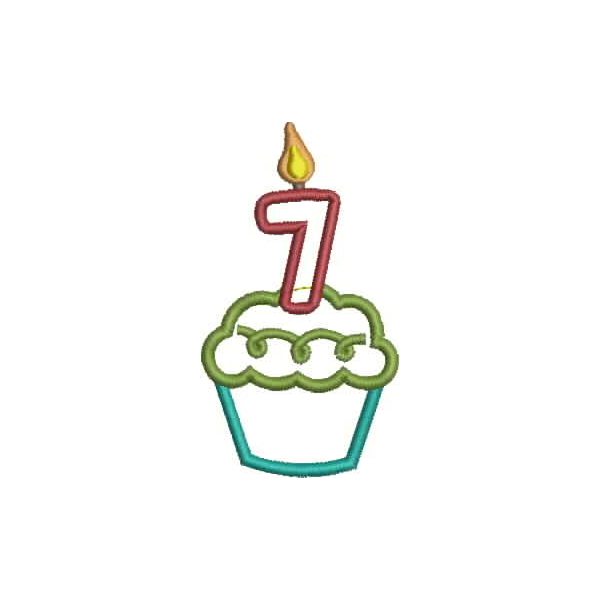 Birthday Cupcake 7