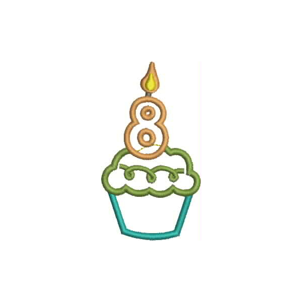 Birthday Cupcake 8