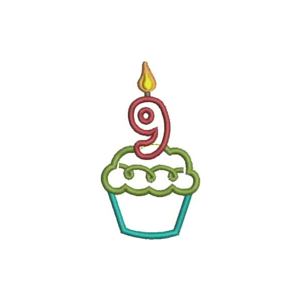 Birthday Cupcake 9