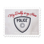 Police Badge Applique - Text is included