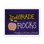 2nd Grade Rocks Chalkboard Applique