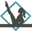Gymnast Abstract Applique Snap Shot