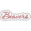 Beavers Applique Script Zig Zag Snap Shot