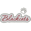 Blackcats Applique Script Zig Zag Snap Shot