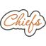 Chiefs Applique Script Satin Snap Shot