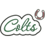 Colts Applique Script Satin Snap Shot