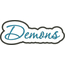 Demons Applique Script Zig Zag Snap Shot