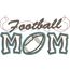 Football Mom Applique with a Twist Snap Shot