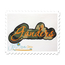 Ganders Applique Script Satin