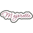 Majorette Applique Script Satin Snap Shot