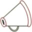 Megaphone Applique Zig Zag Snap Shot