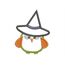 Halloween Owl Applique Snap Shot