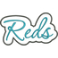 Reds Applique Script Satin Snap Shot