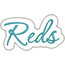 Reds Applique Script Zig Zag Snap Shot