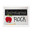 Secretaries Rock Chalkboard Applique