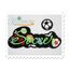 Soccer Applique Script Satin
