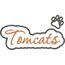 Tomcats Applique Script Satin Snap Shot