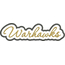 Warhawks Applique Script Satin Snap Shot