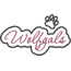Wolfgals Applique Script Satin Snap Shot