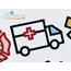 Ambulance Icon Embroidery