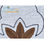 Cotton Boll Icon Embroidery - Filled and Outline Versions