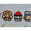 Happy Fall Icon Embroidery - Filled and Outline Versions, 4 image